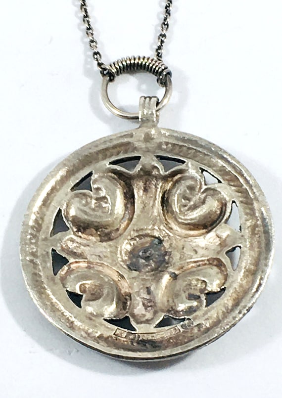 ビンテージ 北欧 フィンランド Kalevala Koru ペンダント トップ Kalevala Koru - Vintage Bronze Buckle Pendant - Finland. For