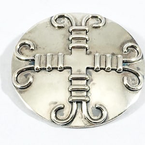 Korukello Ky, Vintage Silver Brooch, Finland