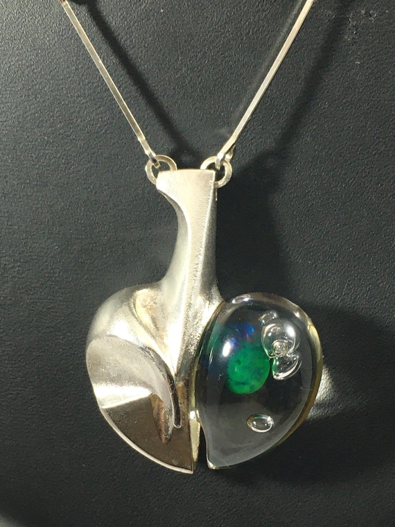 Björn Weckström / Lapponia “space Apple” Sterling Silver & Acrylic