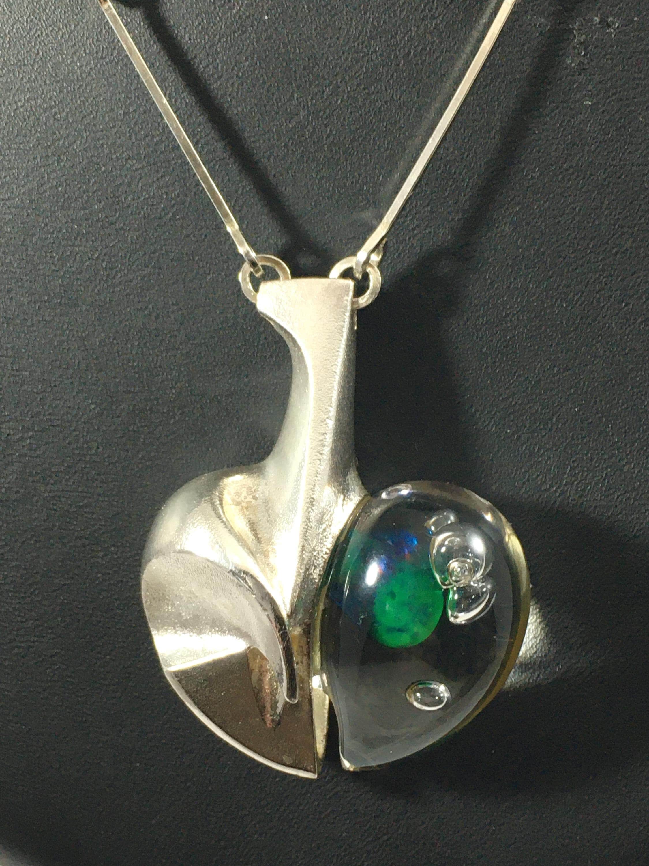 Björn Weckström / Lapponia “space Apple” Sterling Silver & Acrylic