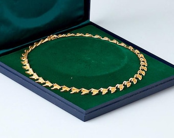 Björn Weckström / Lapponia , Vintage Gold Necklace, Finland 1969