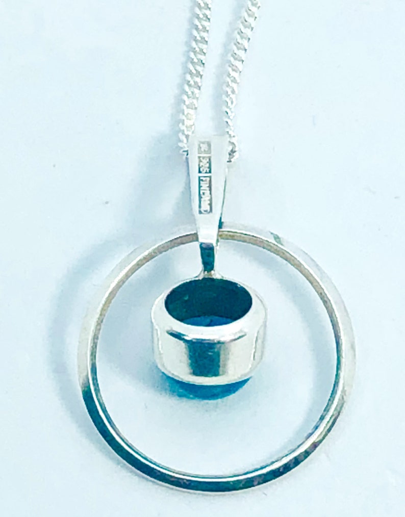 Kultasepp\u00e4 Salovaara Vintage Silver Pendant Necklace Finland