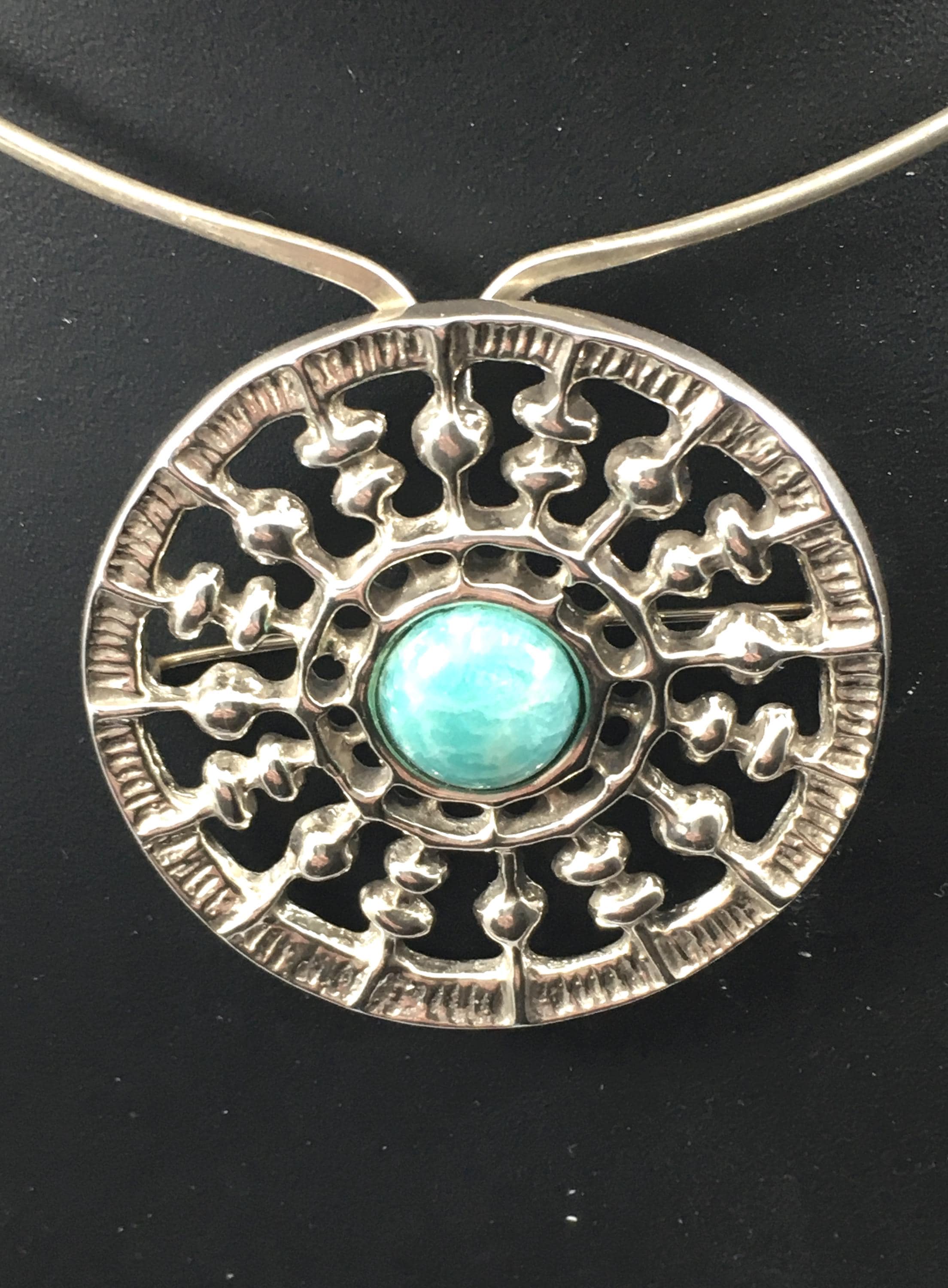 Tendres Annees(中古品) David Andersen / Unn Tangerud, Vintage Silver Pendant / Brooch