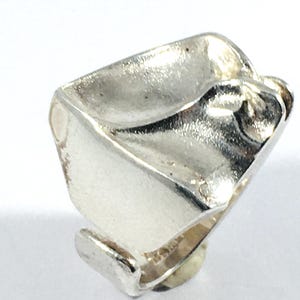 Björn Weckström / Lapponia , ”Sagitta” Modernist Sterling Silver Ring, Finland 1974