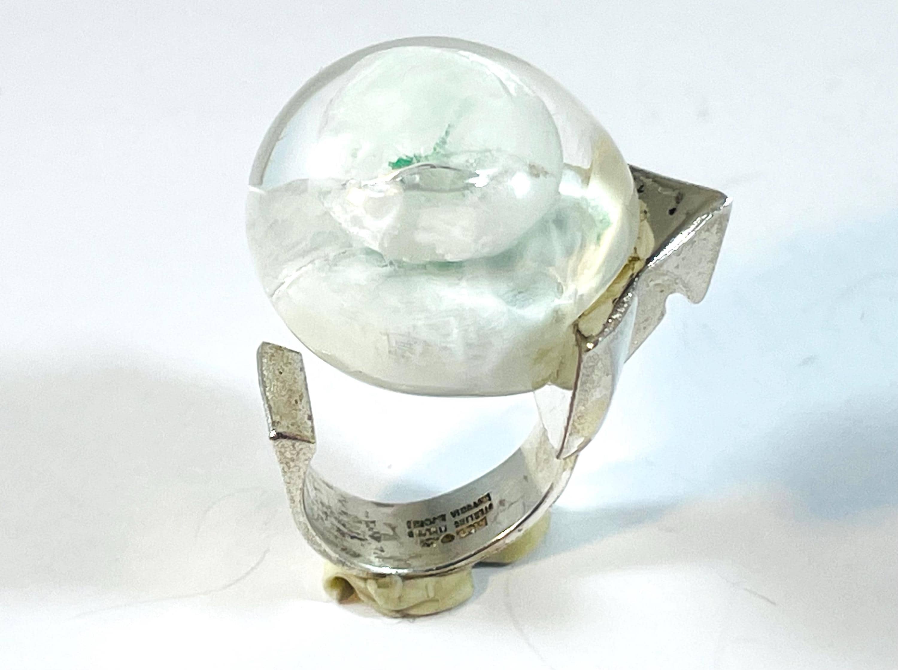 Björn Weckström / Lapponia ”petrified Lake” Sterling Silver Ring