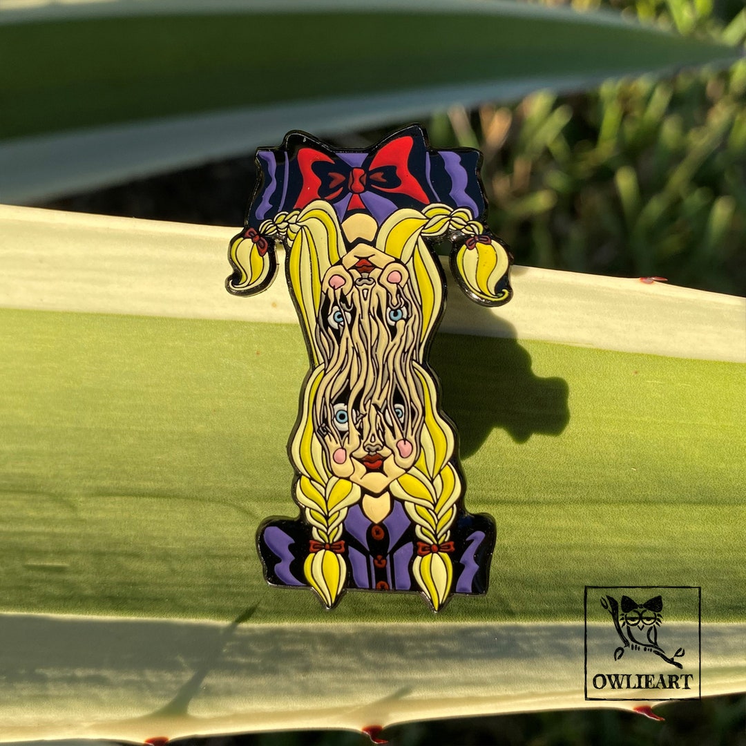 Creepy Conjoined Dolls Enamel Pin Halloween Pins, Scary Pin, Gift ...
