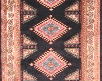 Bokhara Runner Carpet | 9' x 2'9" | Home Decor | Wool Rug