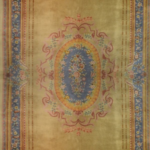 Semi-Antique Aubusson Carpet, circa 1960 | 14&#39; x 8&#39;4&quot; | Home Decor | Chinese Area Rug