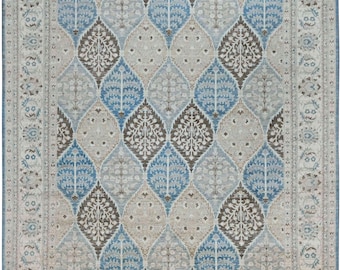 Rug 12' x 9' Exquisite Gardens of Babylon Wool Carpet Handknotted Living Room Rugs Indoor Carpets Housewarming Gift For Her Home Decor Gift