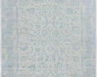 Area Rug 10' x 8'  Exquisite Large Wool Carpet With Silk Highlights Handknotted Rugs Housewarming Gift Home Decor Free Shipping USA & Canada