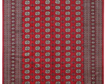 Area Rug 10' x 8' Bokhara Mauri Wool Carpet Handknotted Large Rug Housewarming Gift For Her Home Decor Gift Living Room Rug