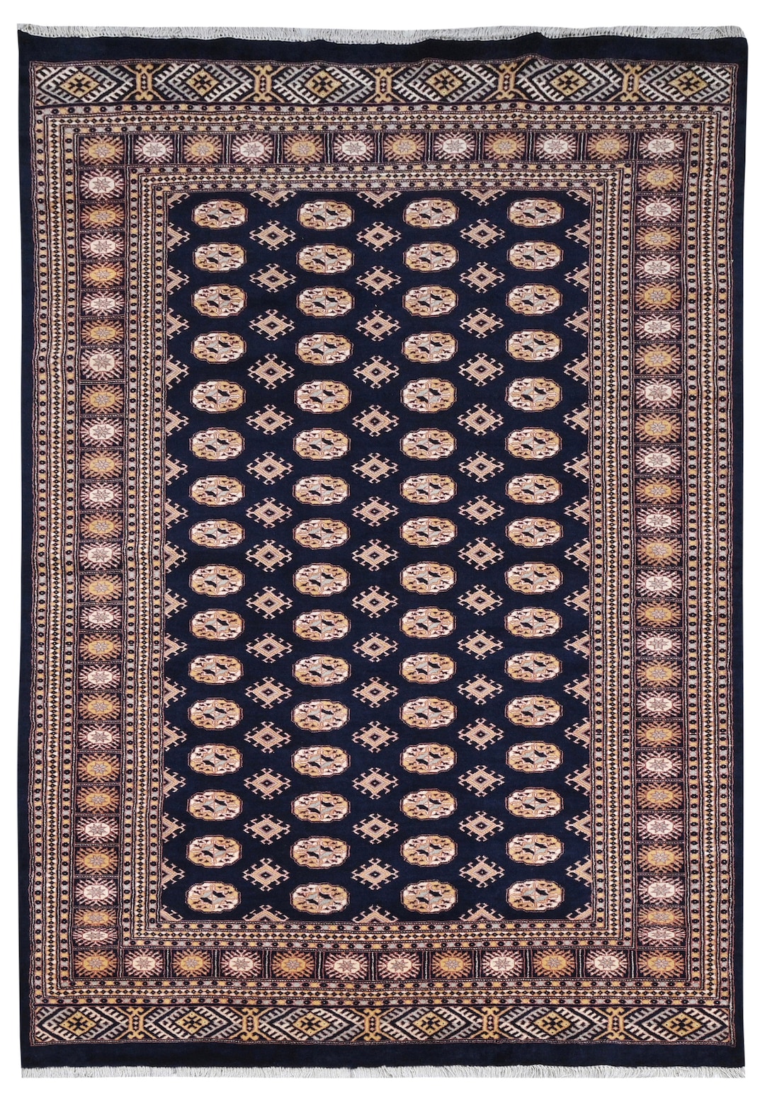 Bokhara Wool Rug 9'3 X 6'2 Home Decor Handknotted Area Rug Etsy