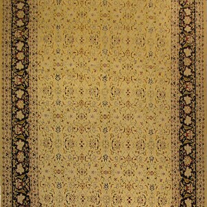 Millefleurs - Quarter Moon Silk Carpet | 19&#39;5&quot; x 10&#39;7&quot; | Home Decor | Silk & Wool Area Rug