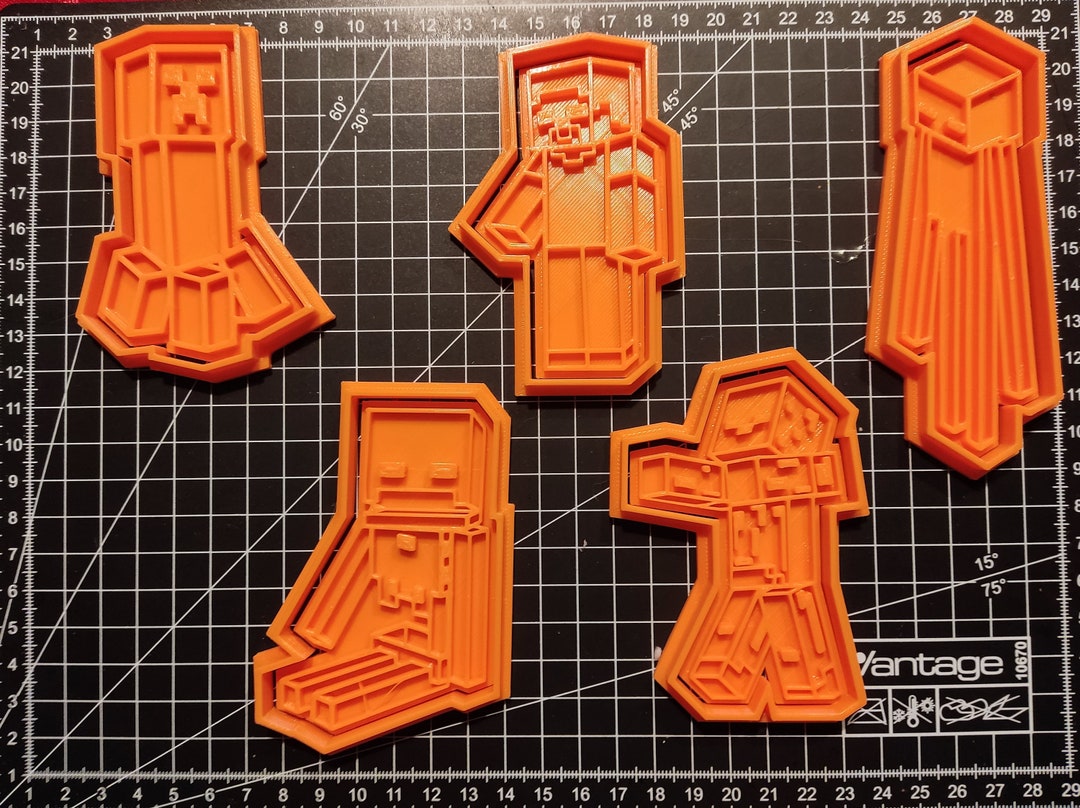 Cookie Cutter Minecraft Cookie Cutters Etsy