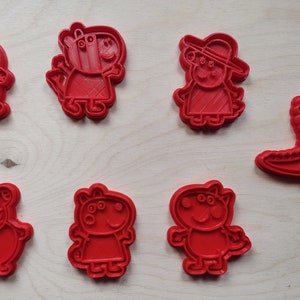 cookie cutter Tema Peppa Pig formina per biscotti