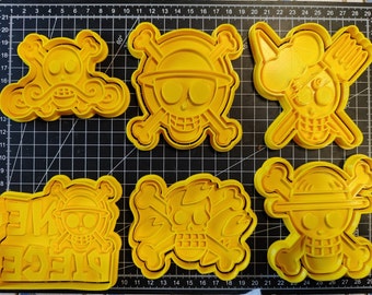 cookie cutter One Piece Stemmi pirati  formina per biscotti