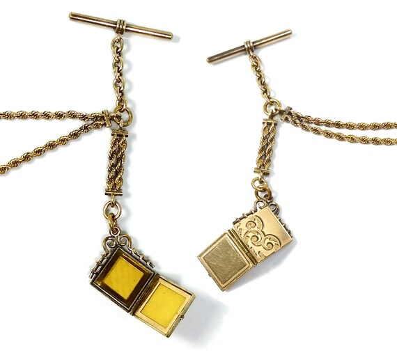 Antique Pocket Watch/Vest/Waistcoat Chain, Fine Gold… Gem