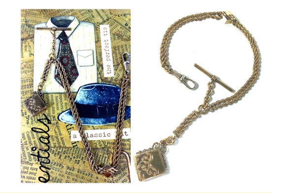 waistcoat chain gold