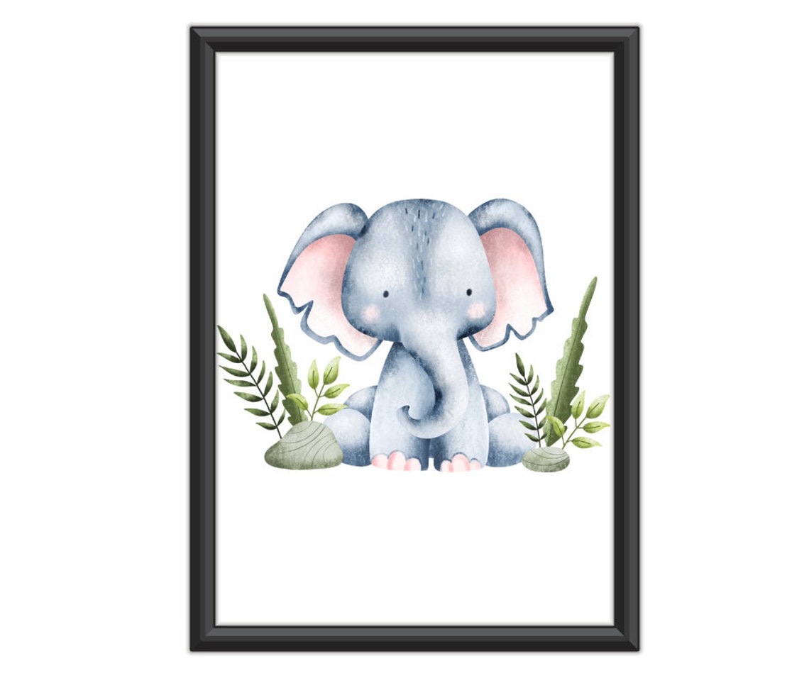 Safari Themed Printables for Nursery Set of Three - Etsy
