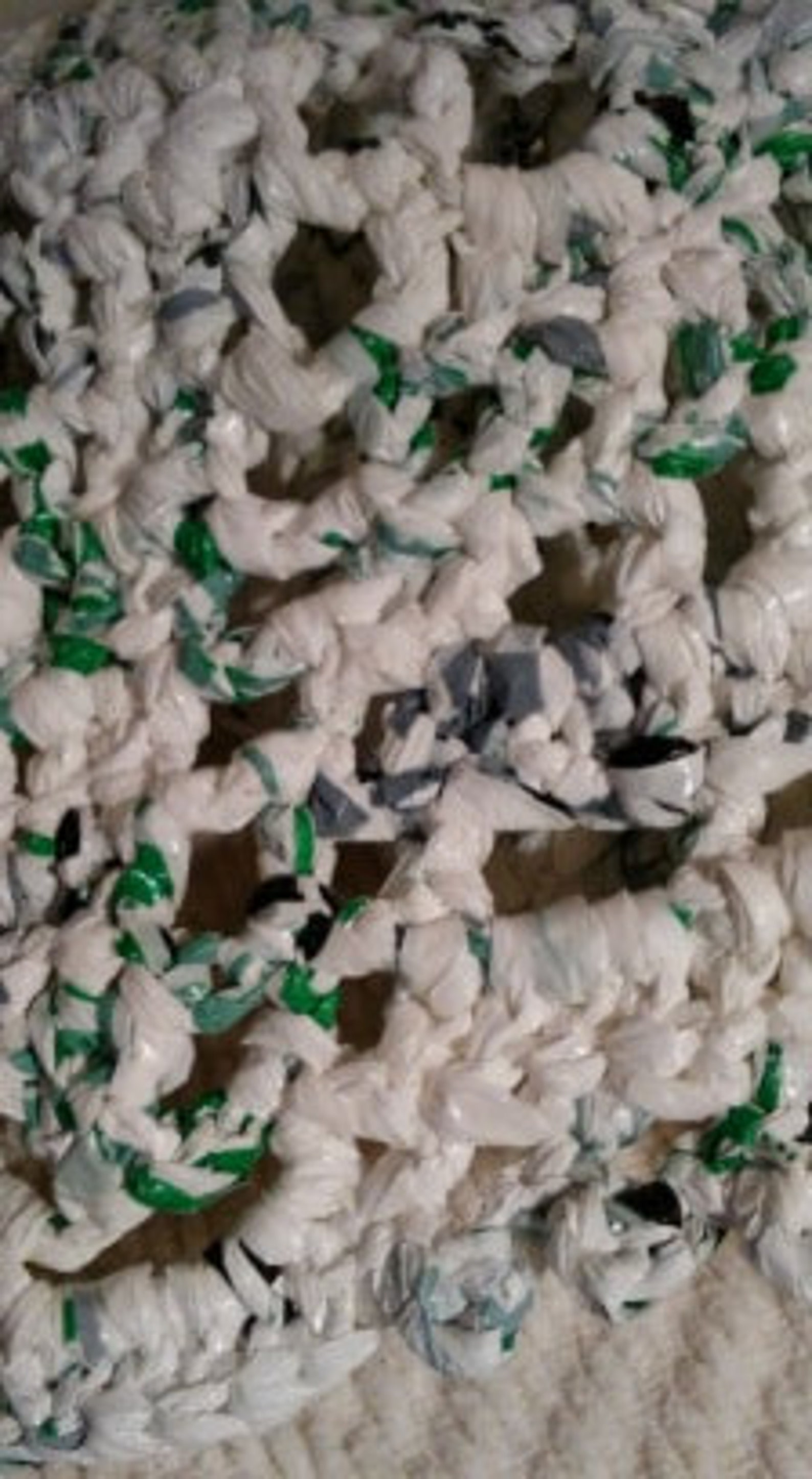 Recycled Plastic Bags Rug Etsy