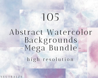 Watercolor Background - Marble Digital Papers - Abstract Watercolor Texture - Watercolor Digital Paper - Abstract Background