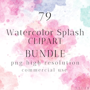 Watercolor Splash PNG Clipart, Watercolor Background PNG, Watercolor Splatter, Paint Splash Clipart, Watercolor Textures PNG Graphic Element