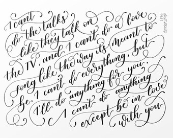 Romeo and Juliet Dire Straits | 80s Calligraphy Brit Rock