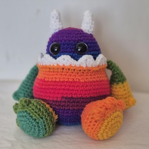 Worry Monster - Handmade Crocheted Stuffie