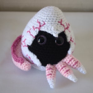 Hatching Dragon - Hand Crocheted Stuffed Animal - Stuffie