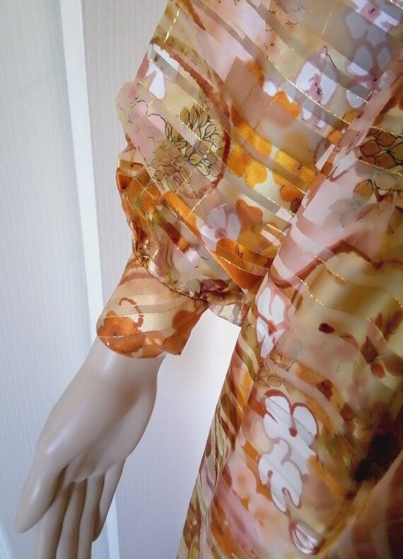 1960s Dynasty Gold Hostess Gown main image 0