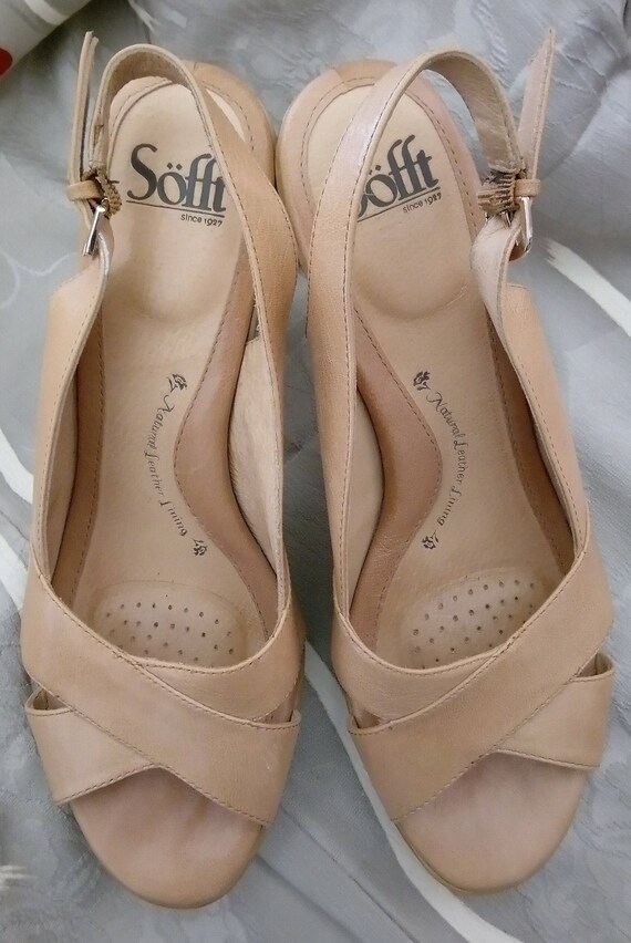 Sofft Slingback 40s Style Peep Toe Sexy Marilyn Mo