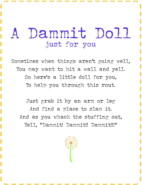 Dammit Doll -  India