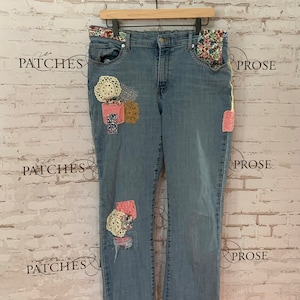 Made-to-Order, Re-worked Patchwork Jeans