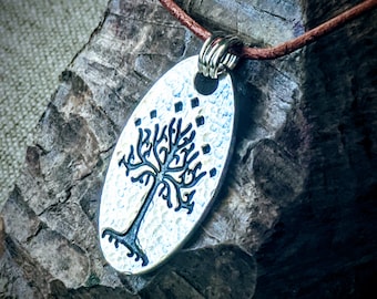 White Tree of Gondor Fine Silver Pendant - Lord of the Rings Gift