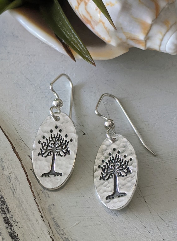 White Tree Earrings White Tree Earrings
