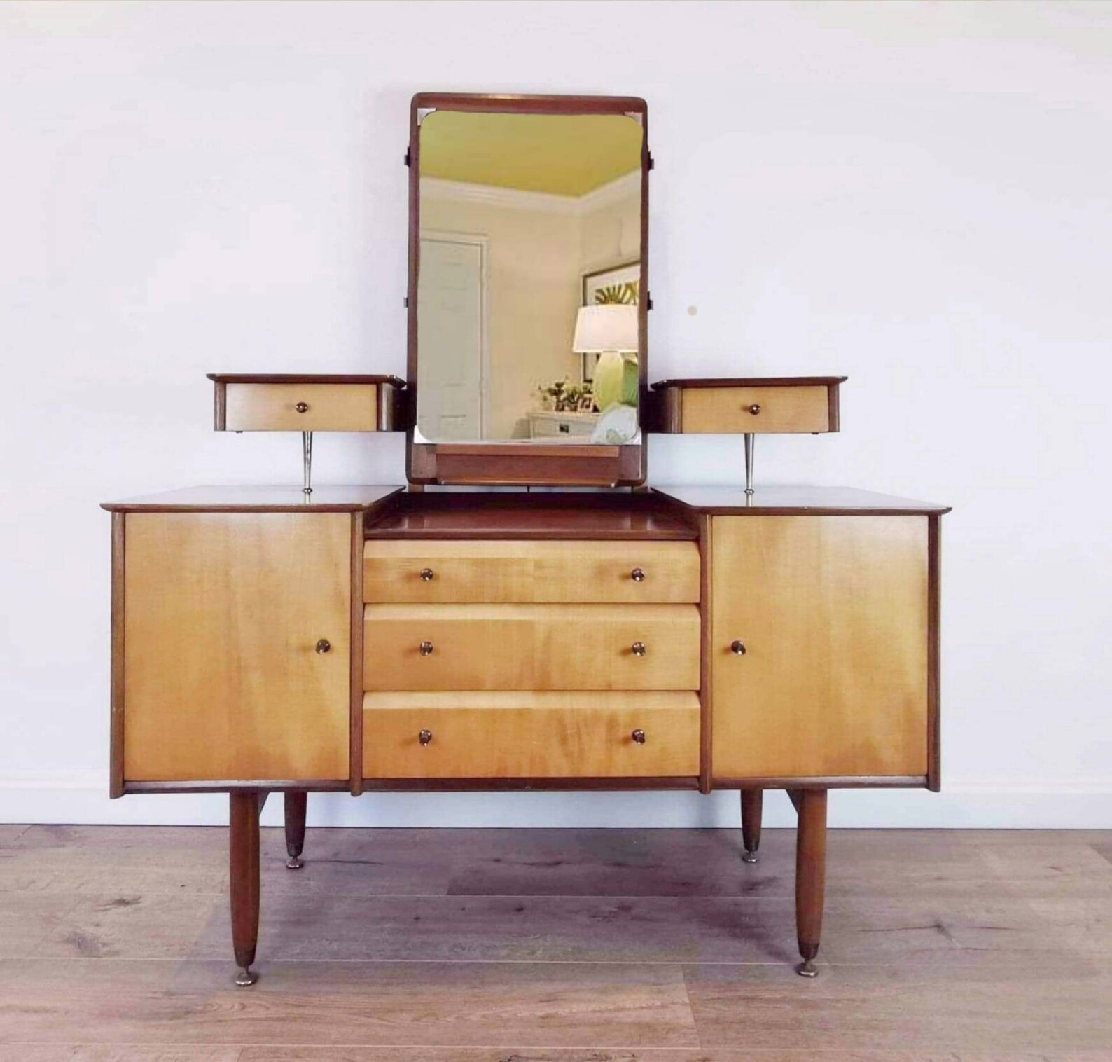 Dressing table. MCM Midcentury Nathan vanity Etsy