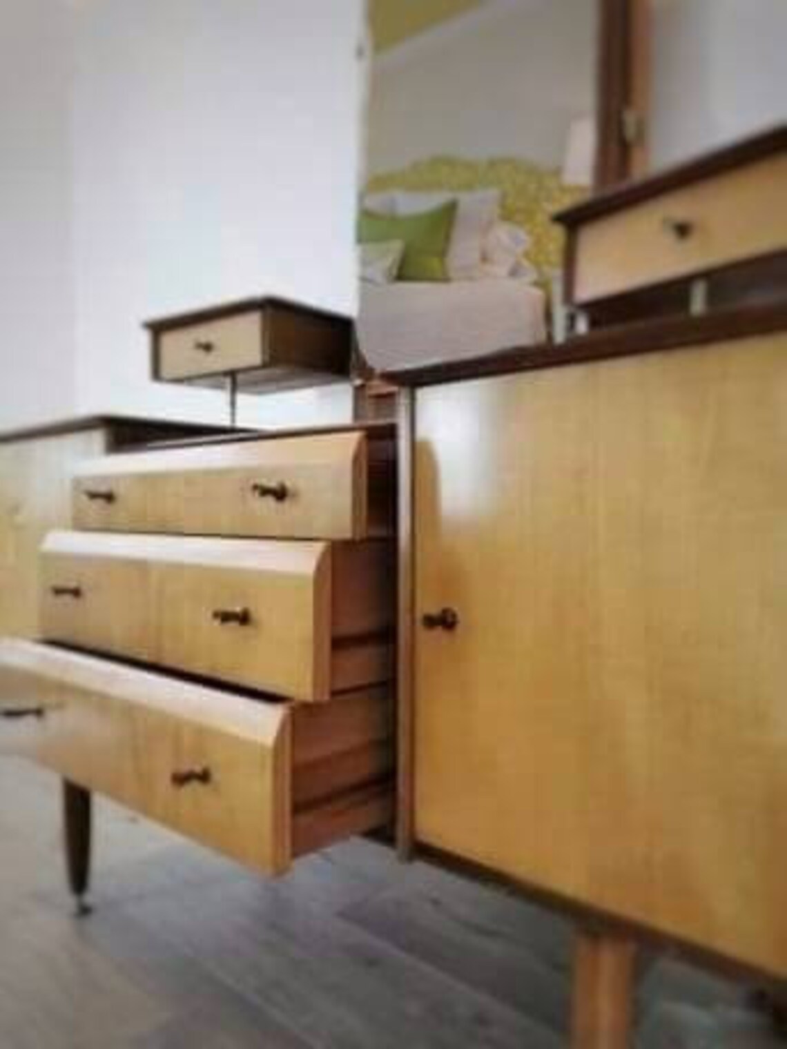 Dressing table. MCM Midcentury Nathan vanity Etsy