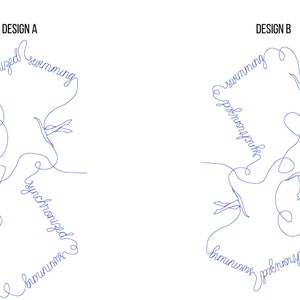 Synchronized Swimming Edge-to-Edge Quilting Design