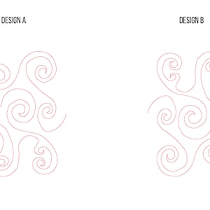 Swirls Edge-to-Edge Quilting Design
