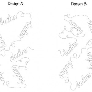 Badass Edge-to-Edge Quilting Design