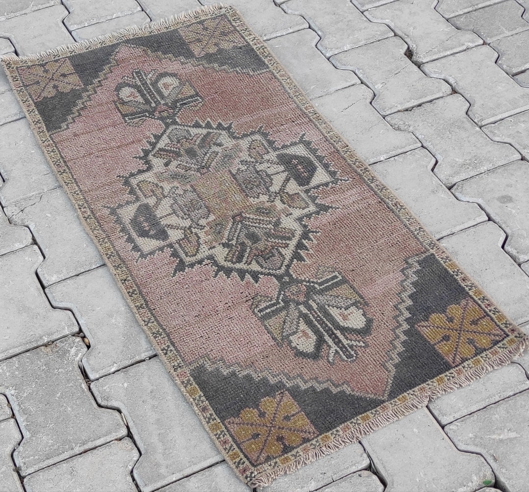 1.6x3.3ft.small Oushak Rug, Vintage Rug, Anatolian, Mini Turkish Rug ...