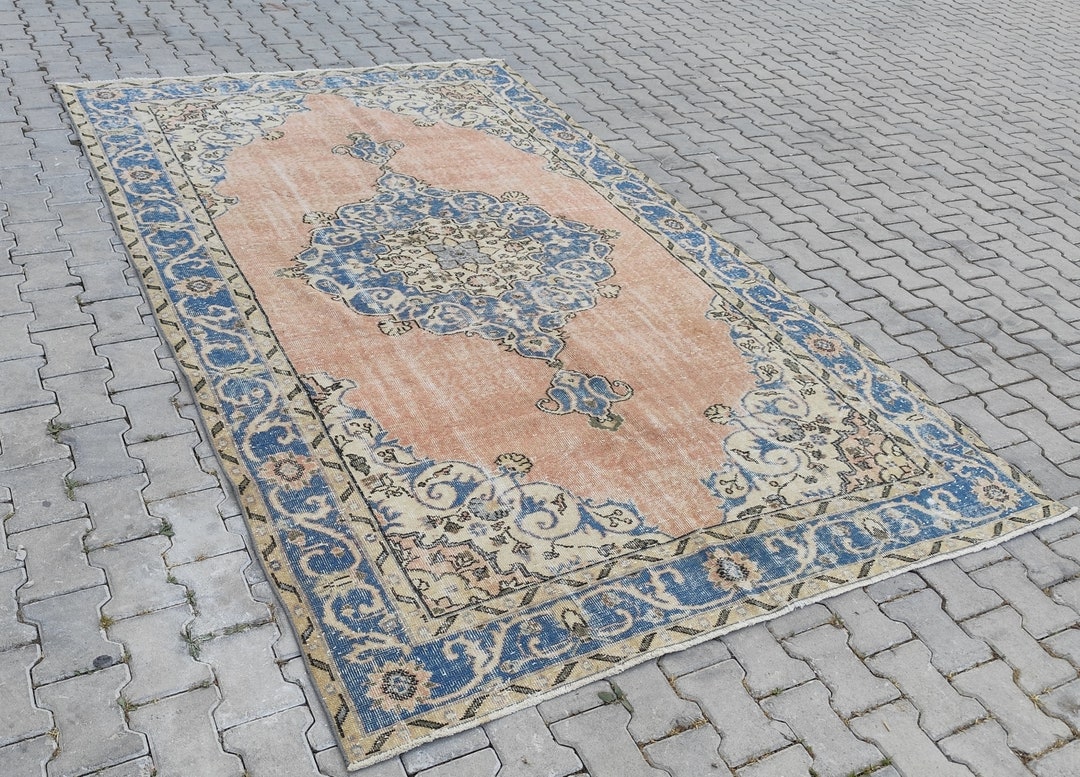 Large Turkish Rug 7x11 Large Turkish Rug, Oushak Rug, Vintage Rug, Anatolian, Antique ...
