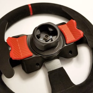 Magnetic Tactile Shifter Mod Full Print For Thrustmaster Wheels Ferrari Alcantara, All T300 Variants, Open-Wheel, TX Leather, TMX & T150 zdjęcie 7