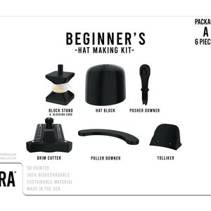 Kit per realizzare cappelli per principianti - Stampato in 3D - Materiali sostenibili