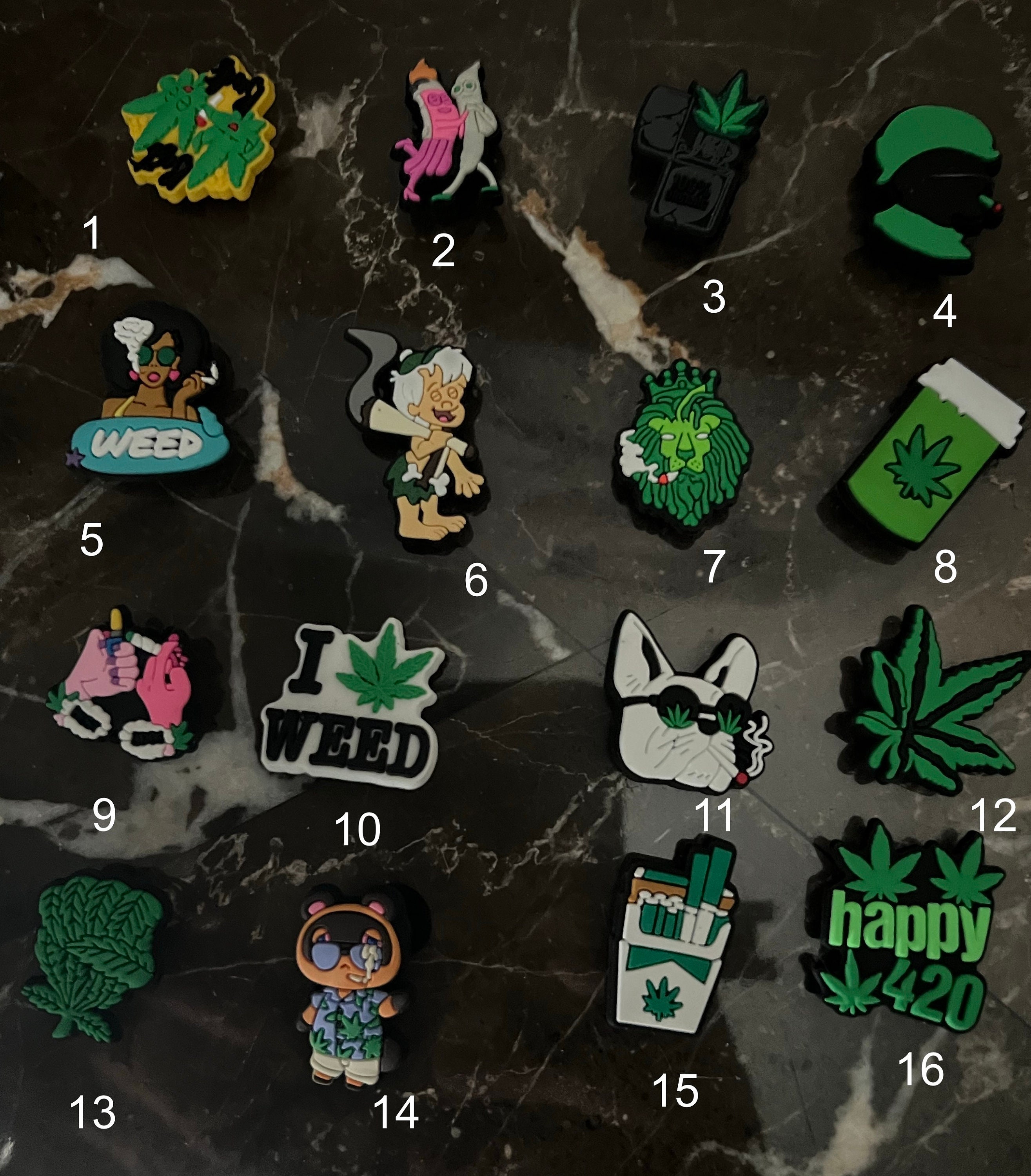Custom Cannabis Crocs Charms - Unique Dispensary Merchandise in the USA –  ROLL YOUR OWN PAPERS.COM