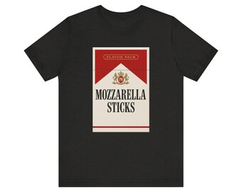 【THE MOZZ】Dough shirring T-shirt Mozzarella Sticks T-shirt - Etsy