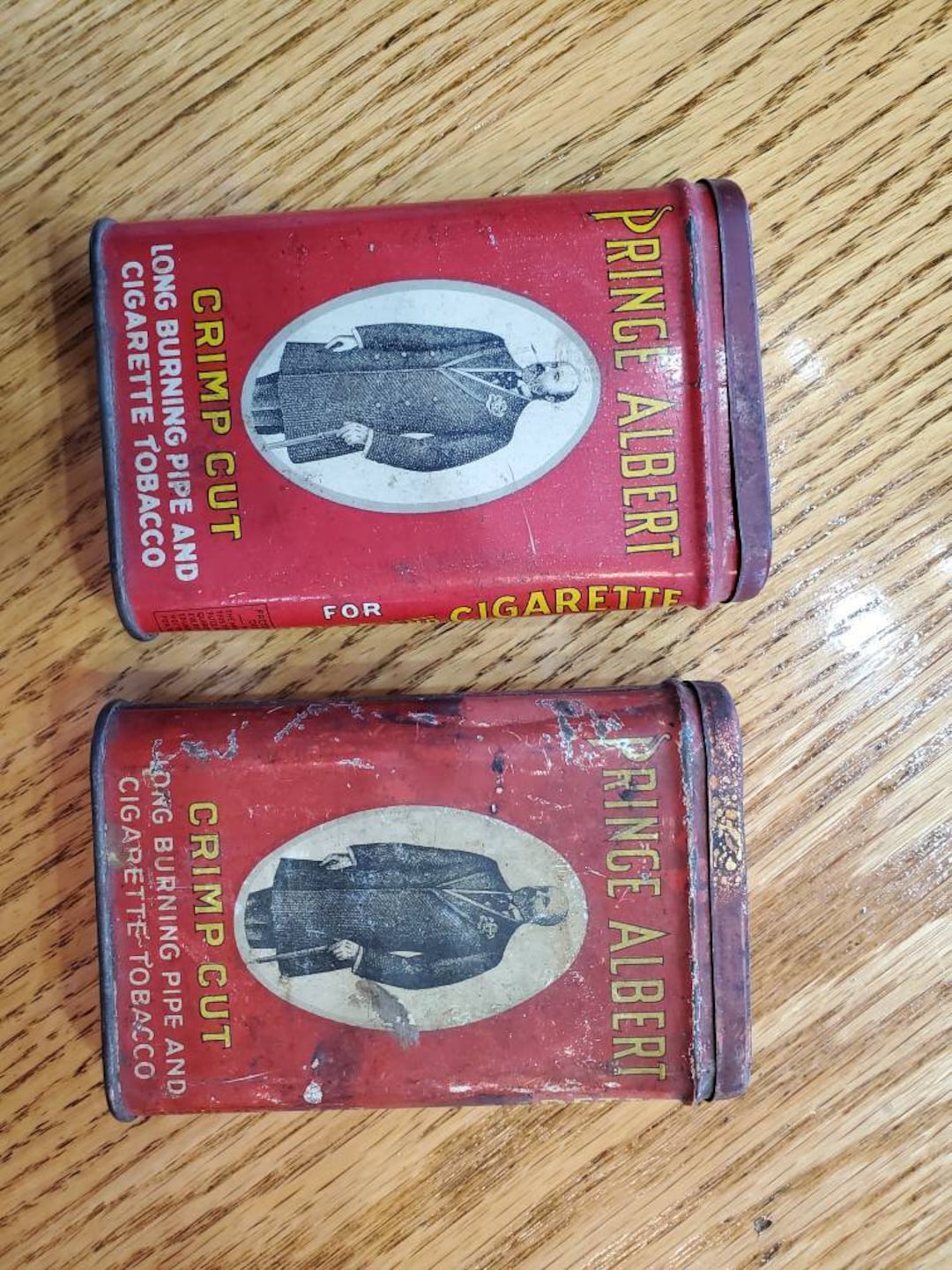old prince albert tobacco tins Vintage Prince Albert Tobacco Tins