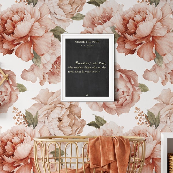 Terra Cotta Peel and Stick Wallpaper - Etsy