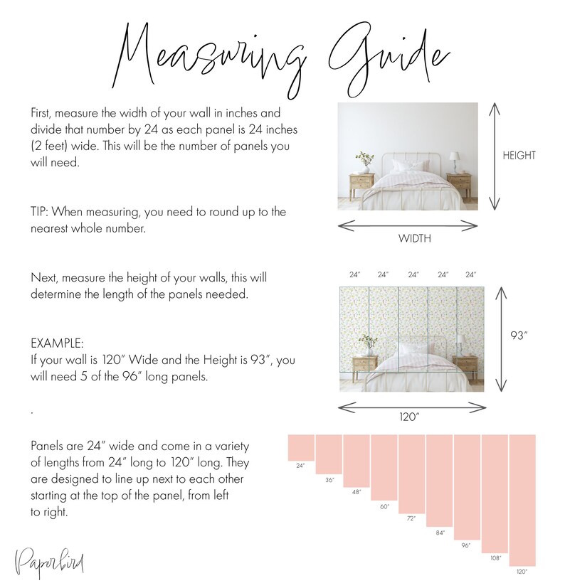 A guide on how to measure walls for wallpaper
