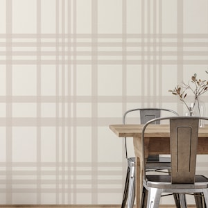 plaid kitchen wallpaper